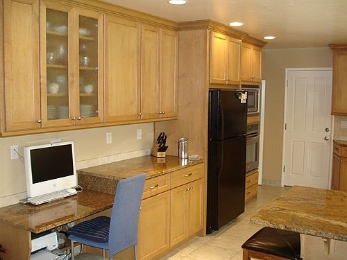 Updated kitchen/work
        area