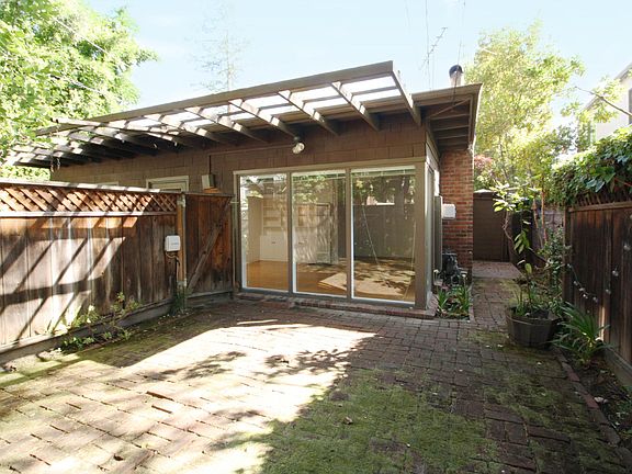 Private backyard. Home has lots of natural light.
