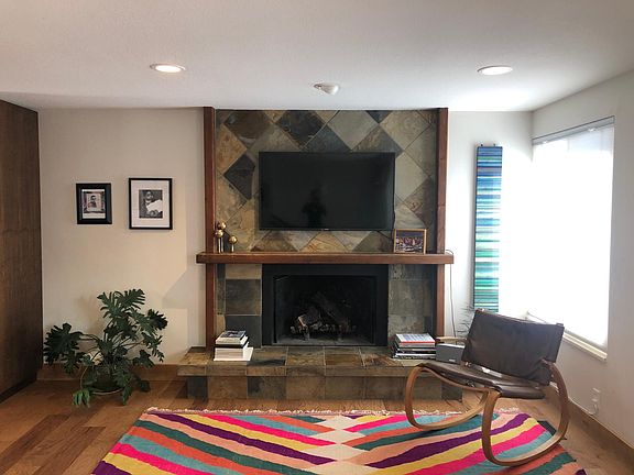 Family room with open floor plan