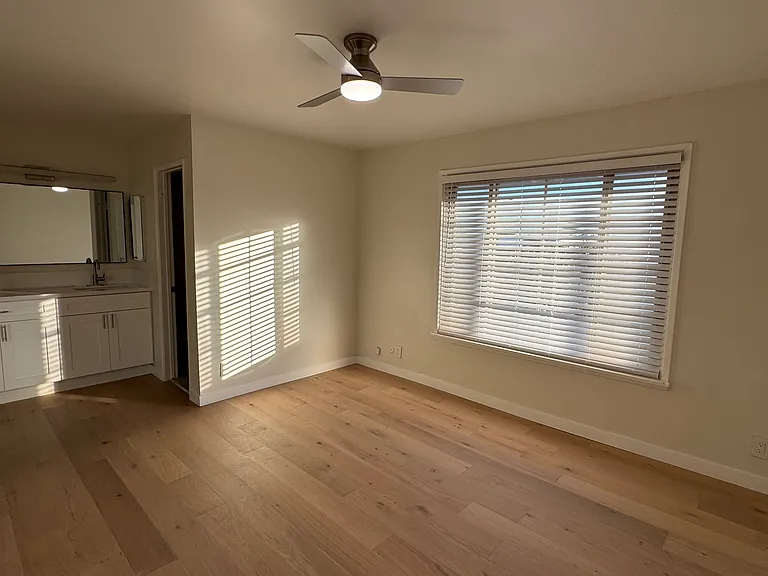 Master bedroom in the afternoon