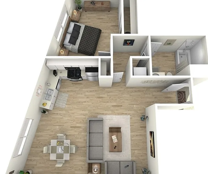 Plan 1 Floorplan Diagram