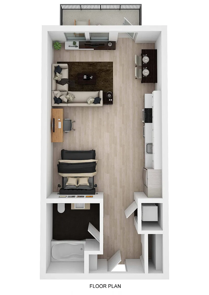 Floor plan Studio C