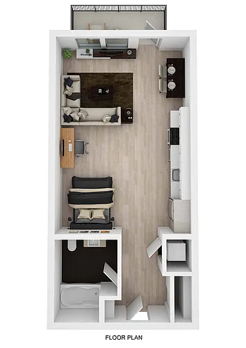 Floor plan Studio C
