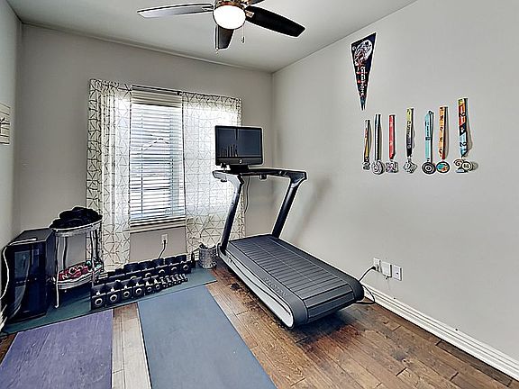 Office sits off entry