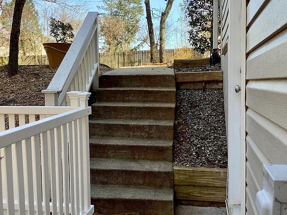 Oops, more than just several steps down. Six...seven?