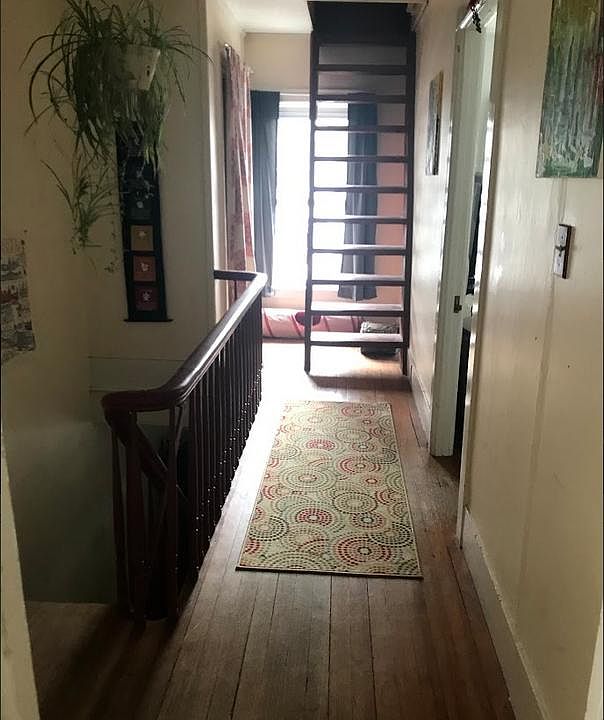 front hall - closet next to attic stairs