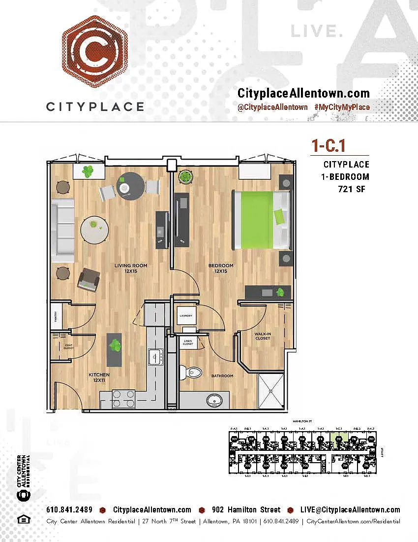 Floor plan 1-C1