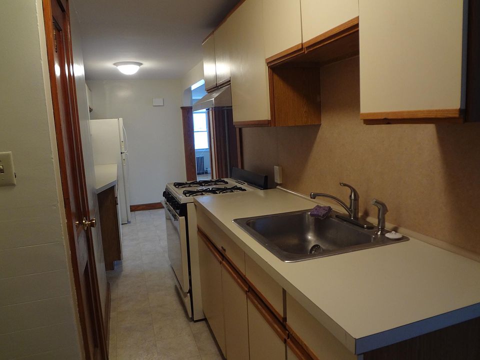 Galley type Kitchen; plenty of cabinet space
