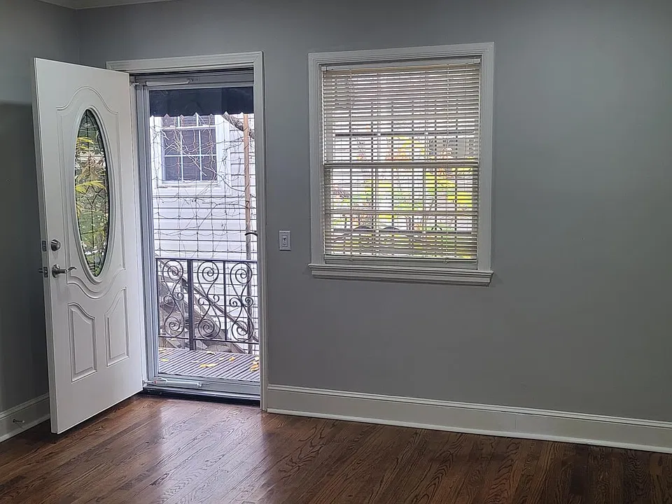 View of the living space without couches