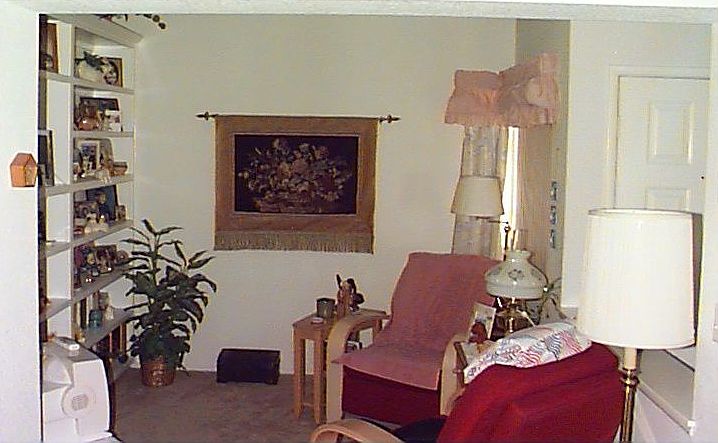great room with fireplac