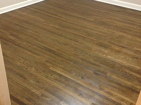 Refinished hardwood floors 