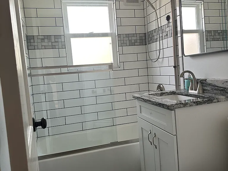 Updated first floor full bath
