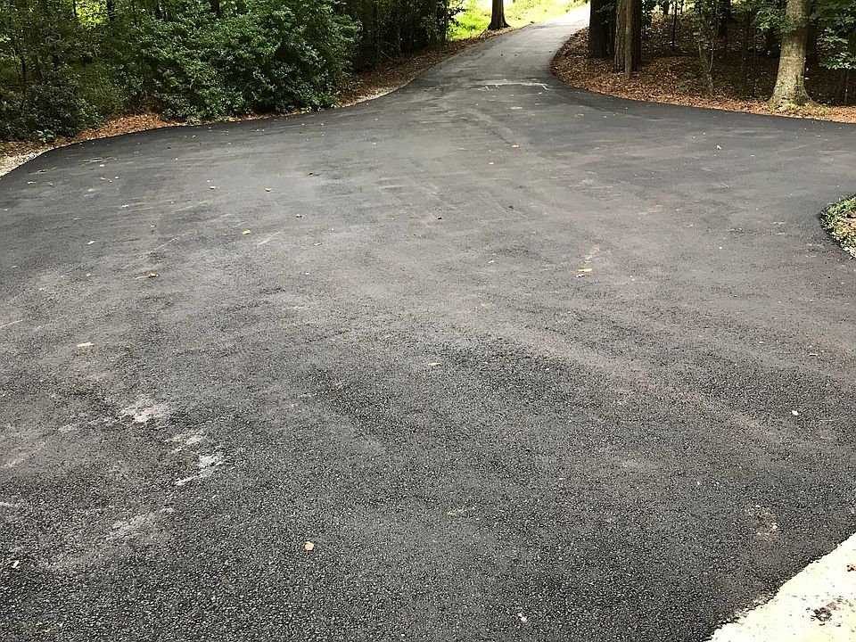 Paved driveway