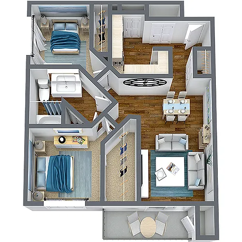Floor plan B3