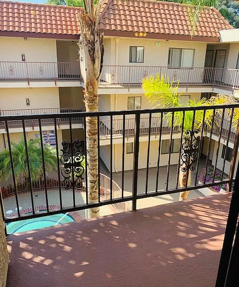 Balcony with Courtyard View