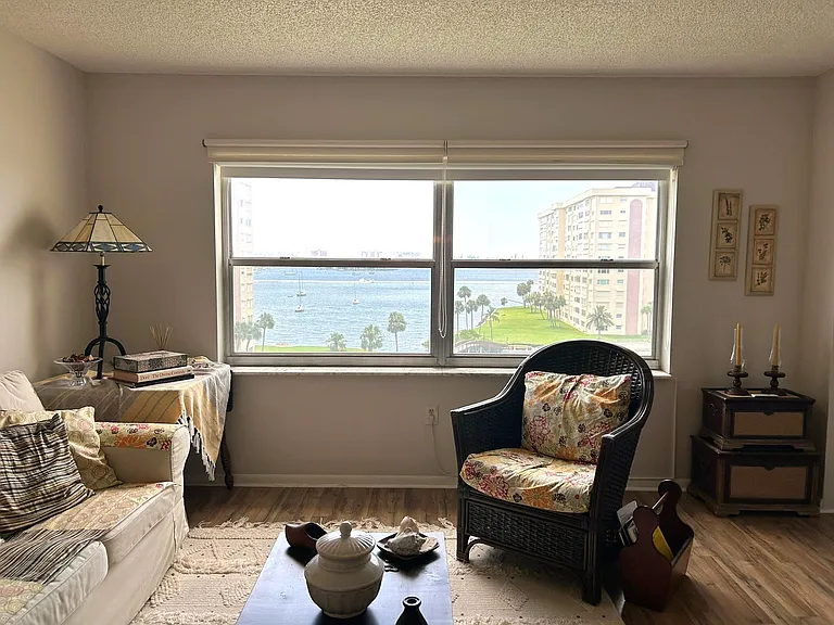 view from living room