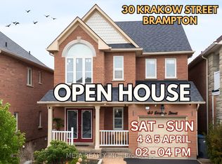 30 Krakow St, Brampton, ON L6Y0K7