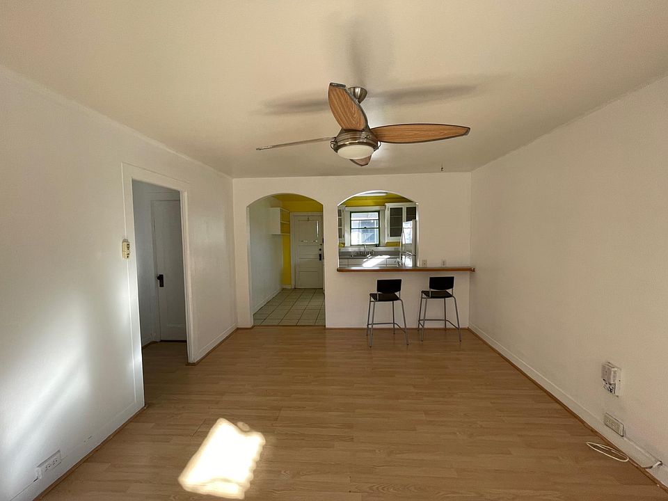 Living room looking towards kitchen