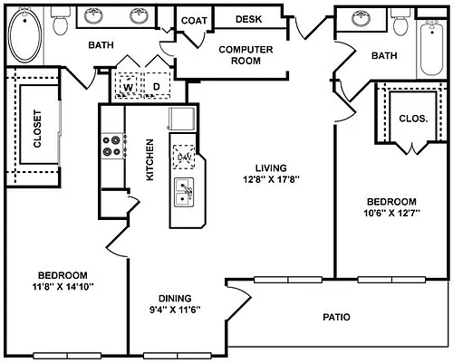 Floor plan D1