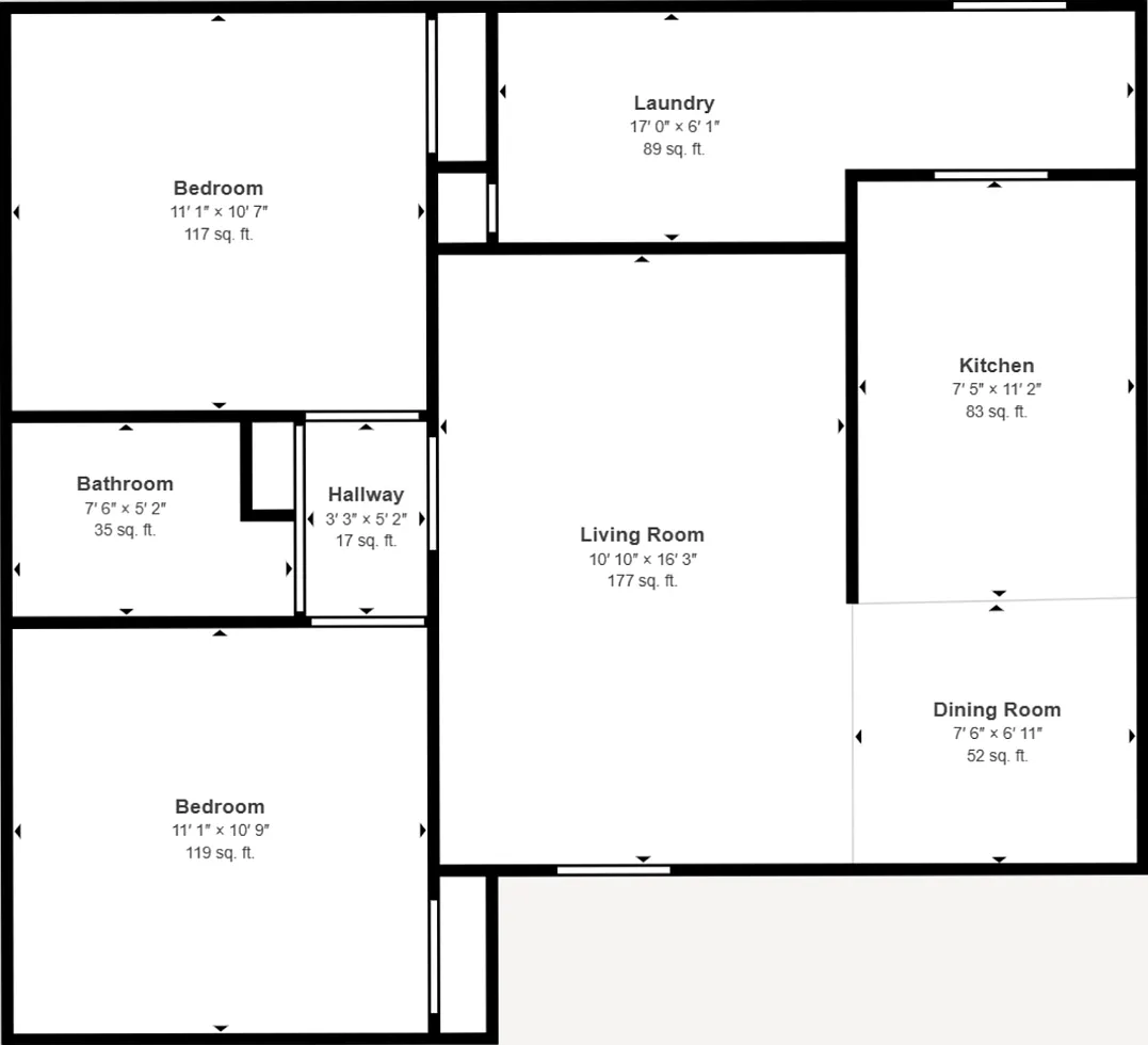 2bed/1bath House At Az-202/24th St! Ready For Immediate Move-In! -- No Hoa! Rv Parking! — Photo 3