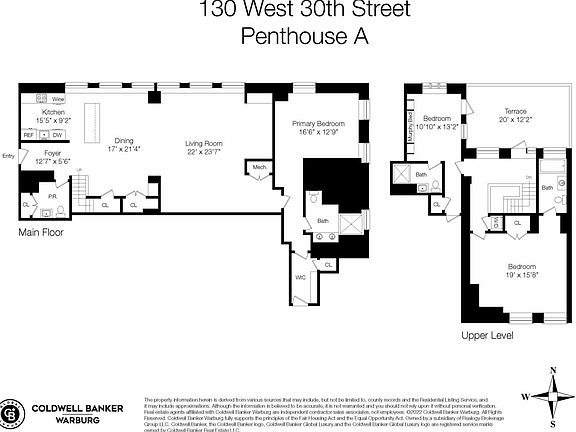 2nd image of 130 W 30th St Penthouse A