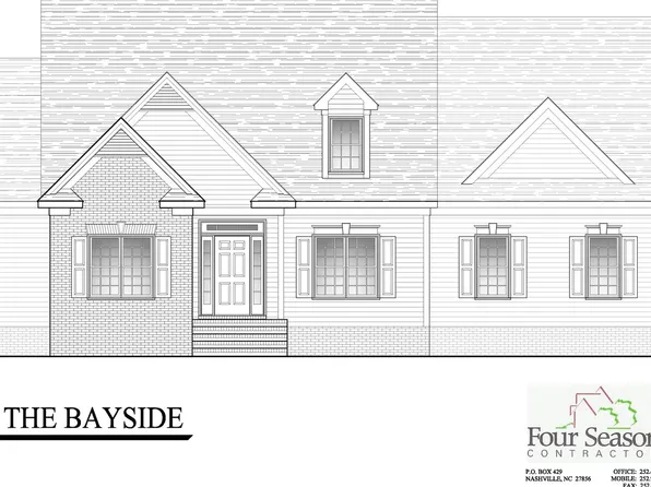 The Bayside Revised FF Only Plan, Four Seasons Nash County New Homes