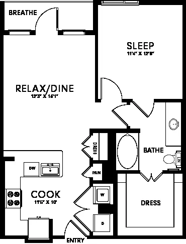 Floor plan A1D