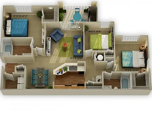 Floor plan The Walden