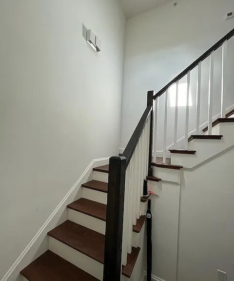 Upstairs to master suite.