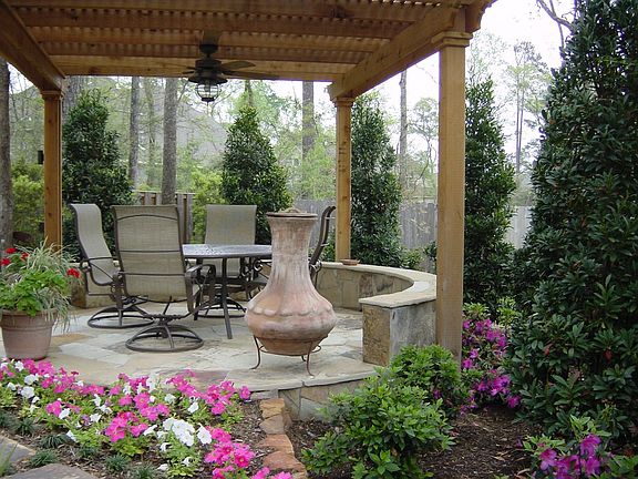 Lower patio and cover