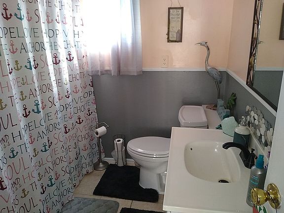 New backsplash, toilet