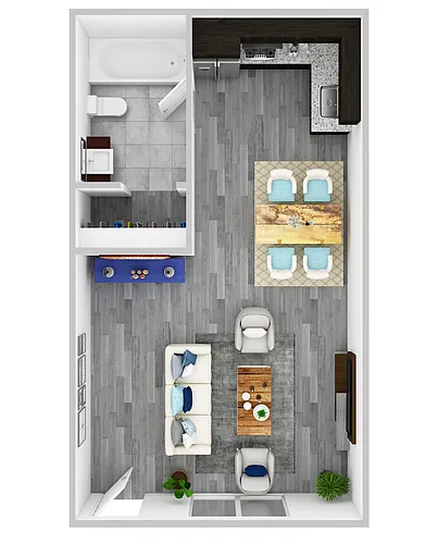 Floor plan Studio Classic