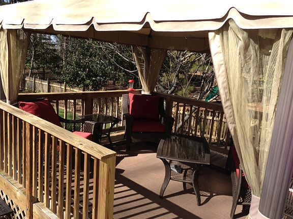 Upper deck and Gazebo
