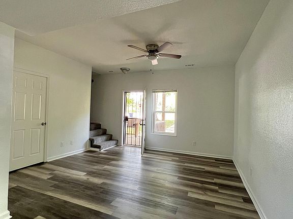 Inside the main level, looking at the front door.
