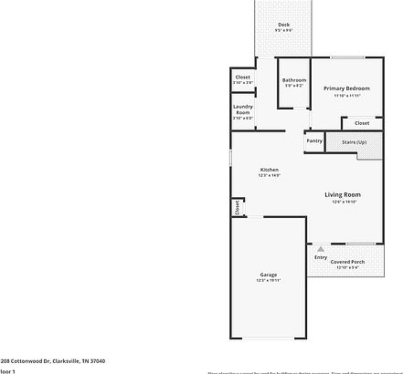 3rd image of 1208 Cottonwood Dr