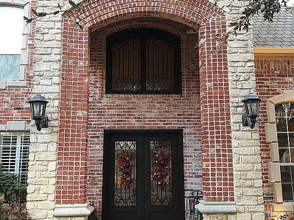 Wrought Iron Door/Transom
