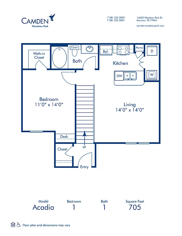 Floor plan Acadia