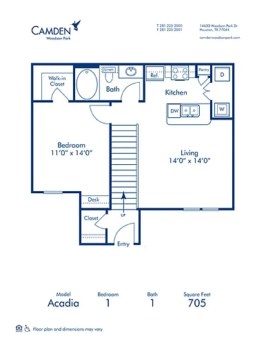 Floor plan Acadia