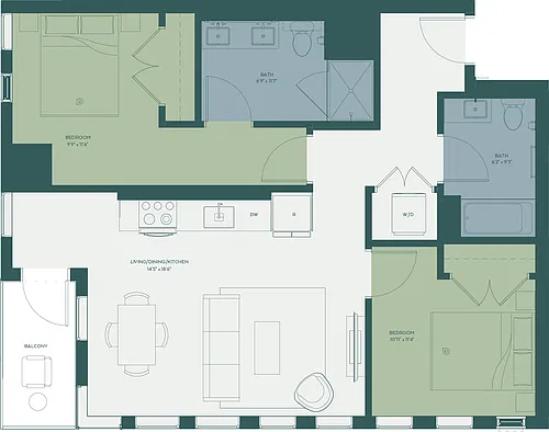 Floor plan B2