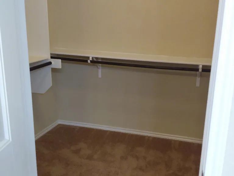 Master bedroom walk-in closet