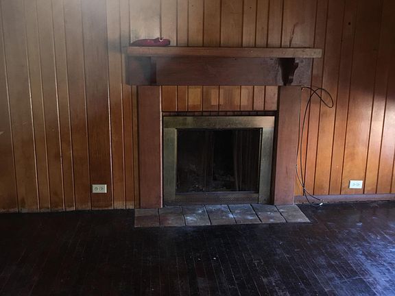 Living room fire place
