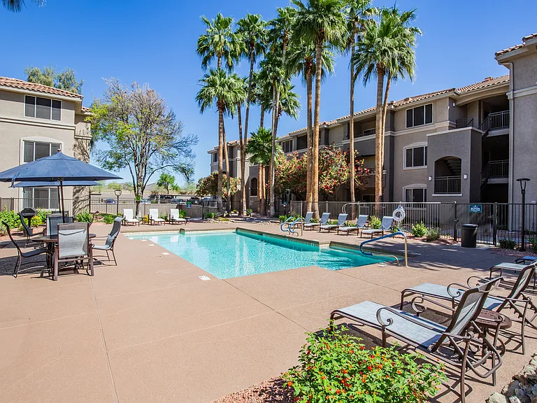 Relaxing Pool Sundeck
