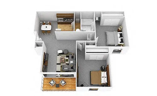 Floor plan The Cub Renovated