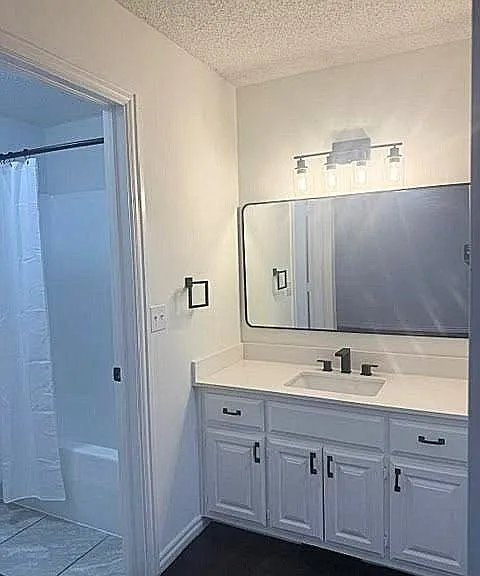 Primary bath offers a seperate tub and shower area and spacious vanity