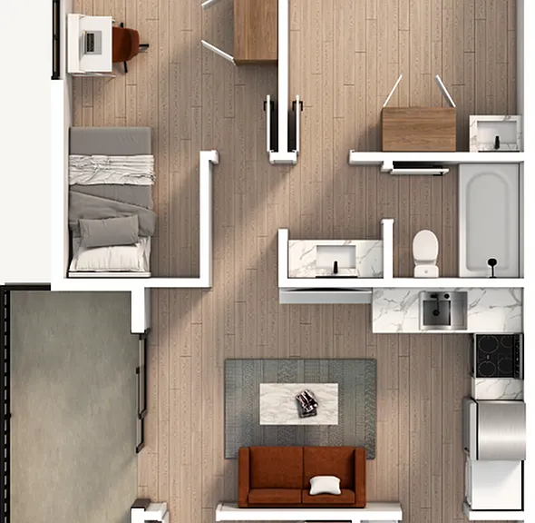 3 Bedroom | 2 Bathroom Apartment 3 Bedroom | 2 Bathroom Apartment