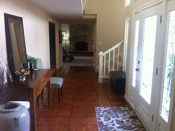 Front entry with Saltillo Mexican tile