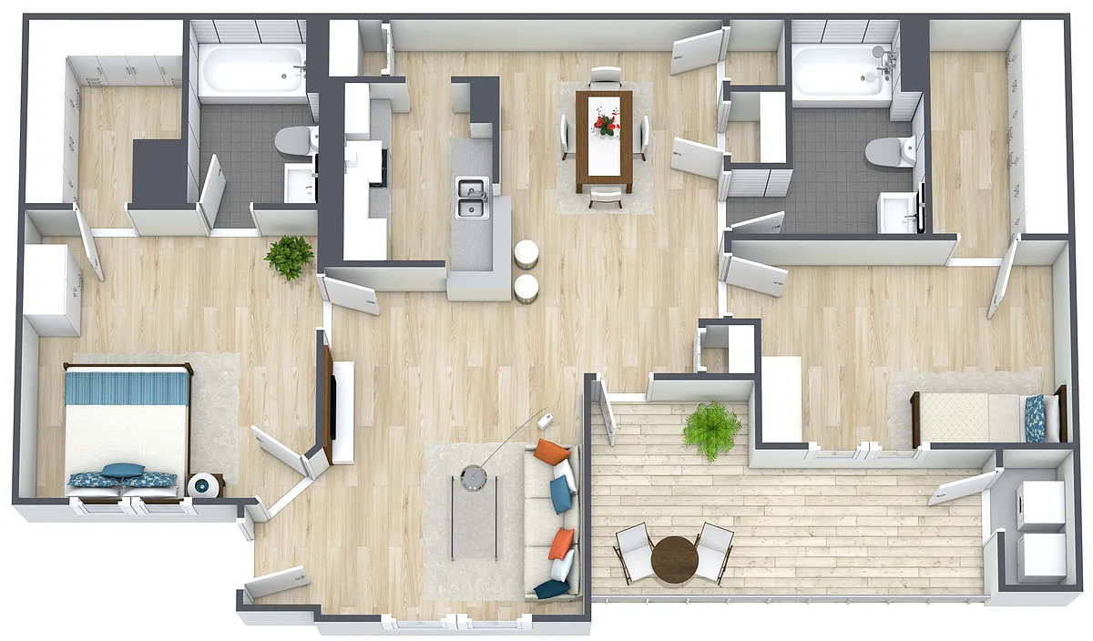 Floor plan El Palacio