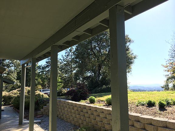 Front covered porch view