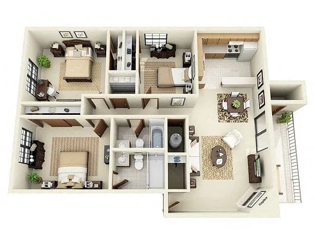 Floor plan Cottonwood