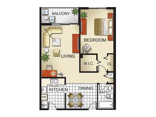 Floor plan Model A